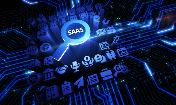 Software as a Service SaaS. Software concept. Business, modern technology, internet and networking concept.